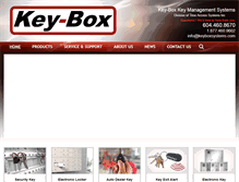 Tablet Screenshot of keyboxsystems.com